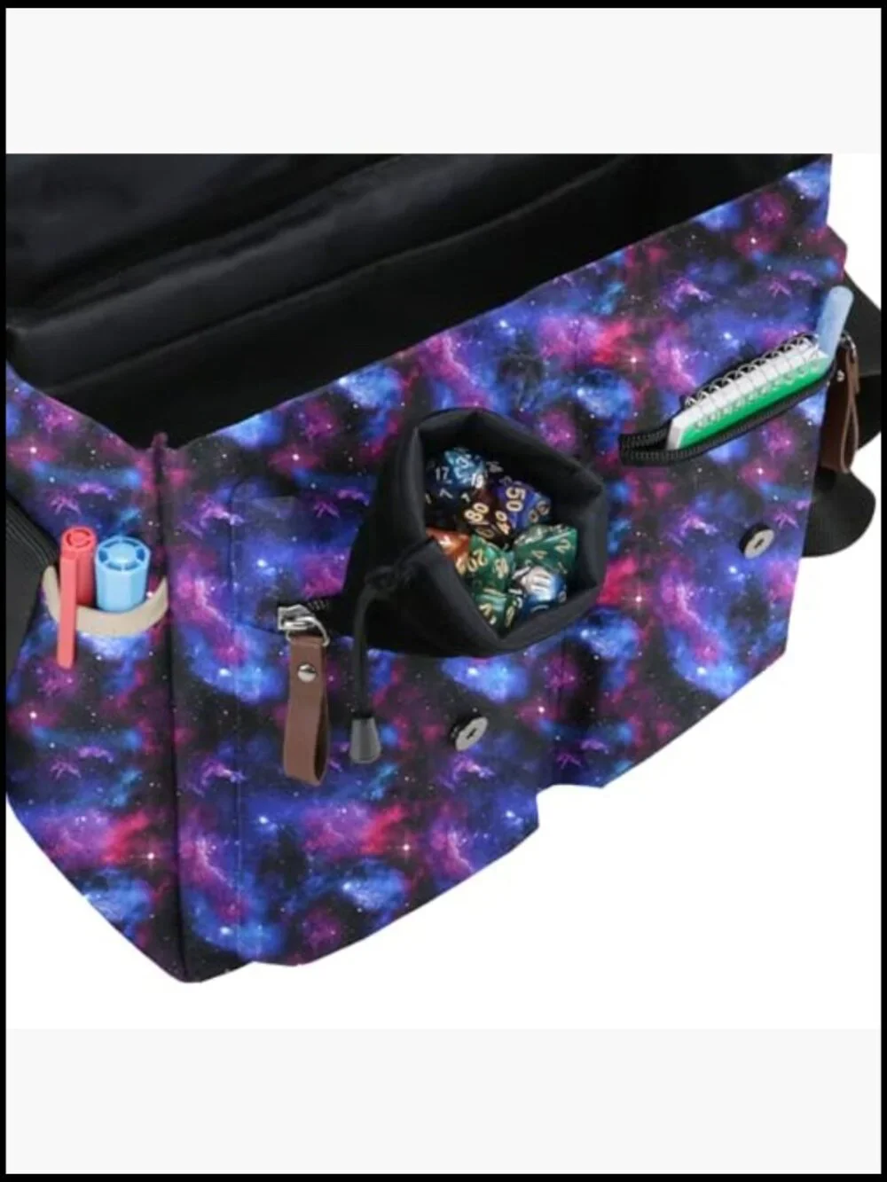 RPG Messenger Bag for Dungeons & Dragons - Fits Handbooks, Binders, Dice